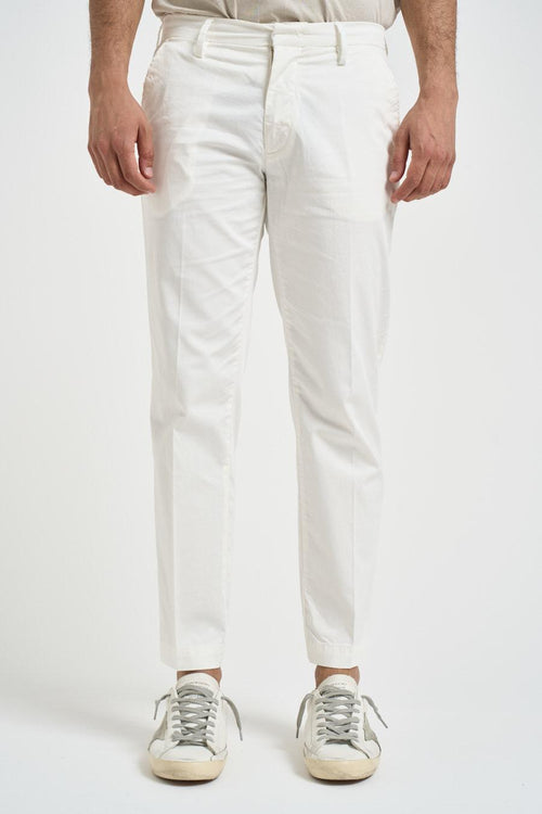 Pantalone uomo chino bianco