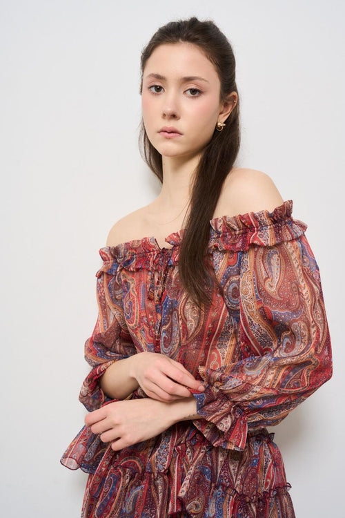 Blusa donna in fantasia - 2