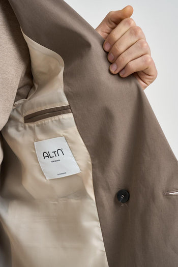 Giacca uomo doppiopetto fango - 7