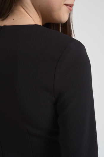 Abito donna sagomato nero - 4