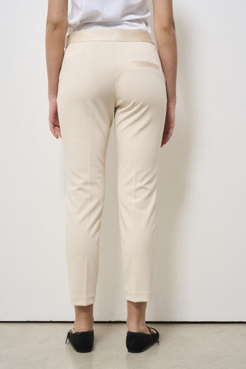 Pantalone donna skinny panna - 3