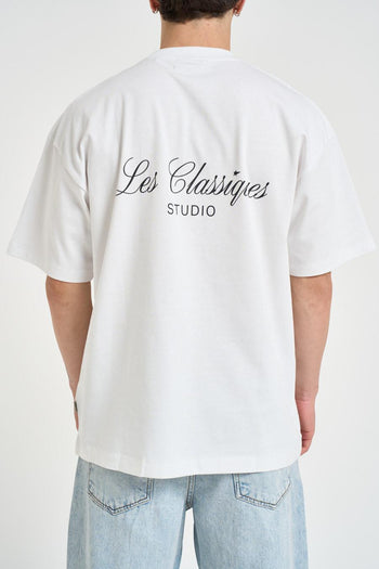 T-shirt uomo girocollo bianca - 3