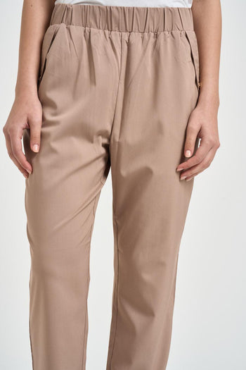 Pantalone donna tuta mandorla - 4