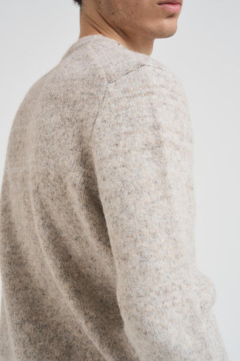 Maglia uomo girocollo beige - 3