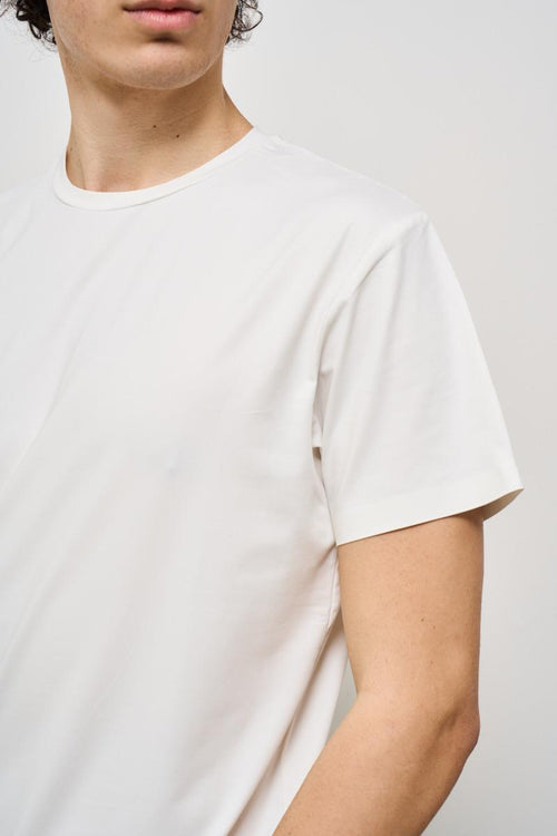 T-shirt uomo girocollo bianca - 2