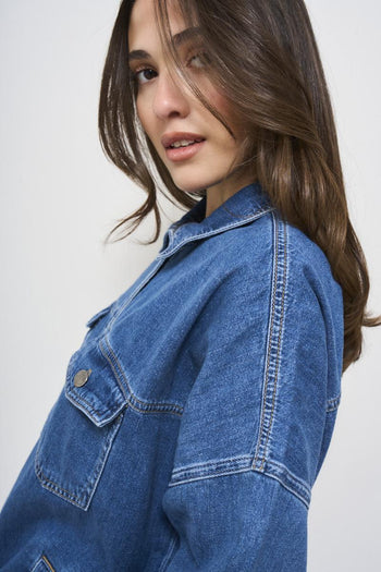 Women's medium denim jacket - 6