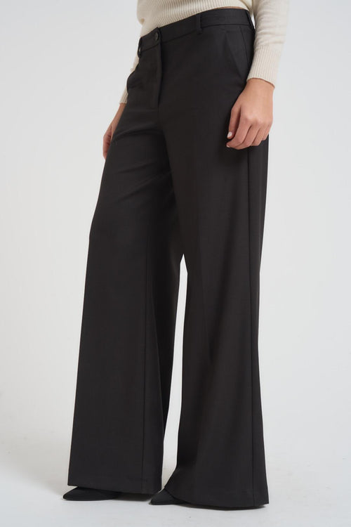 Pantalone donna a palazzo grigio - 2