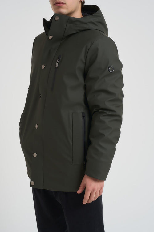 Giubbotto uomo verde militare - 2