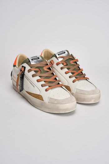 Sneakers uomo bianche e arancioni - 3