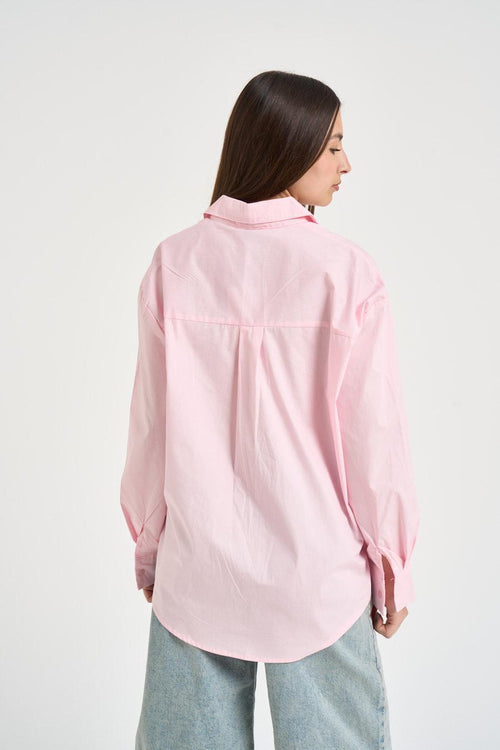 Set camicia e top donna rosa - 2