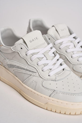 Sneakers donna Torneo bianche e argento - 4