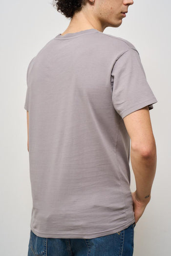 T-shirt uomo girocollo grigia - 3