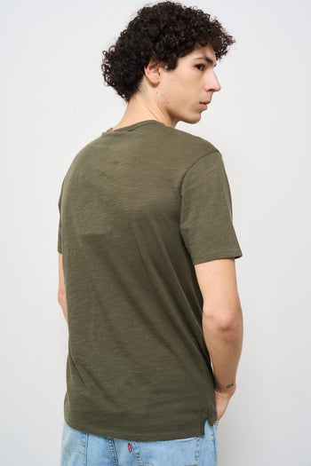 Polo uomo verde militare - 4