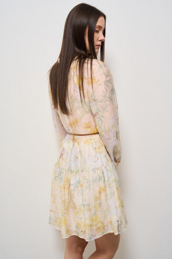 Abito donna chemisier floreale - 3