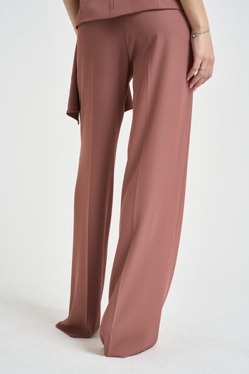 Completo donna top e pantalone malva - 6