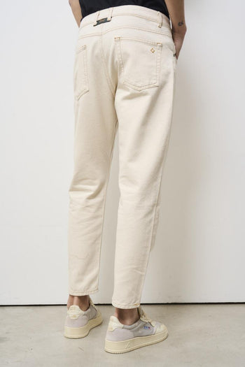 Yellowstone men's jeans in ivory denim - 5