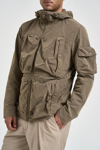 Giubbotto uomo verde militare - 3