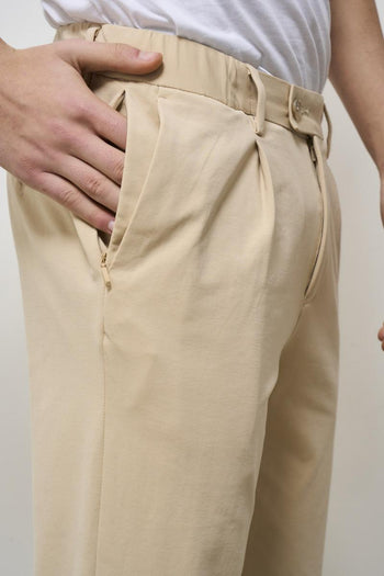 Pantalone uomo regular fit beige - 8