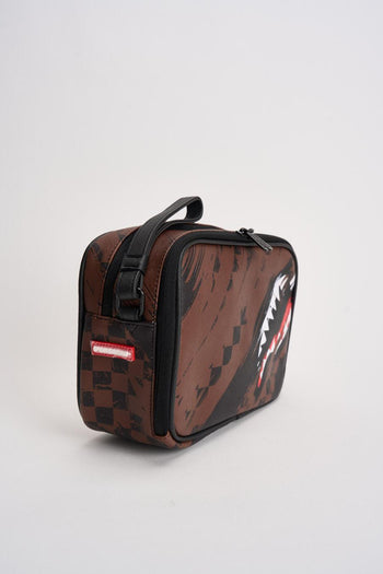 Pochette unisex Smeared Grunge marrone - 3