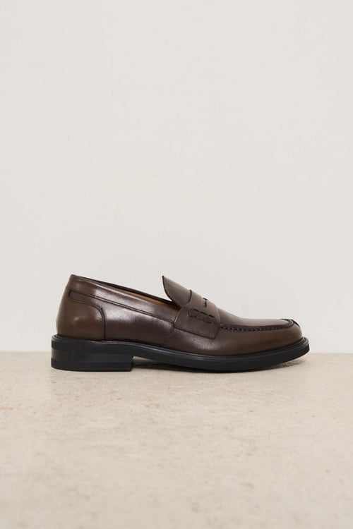 Mocassino uomo in marrone