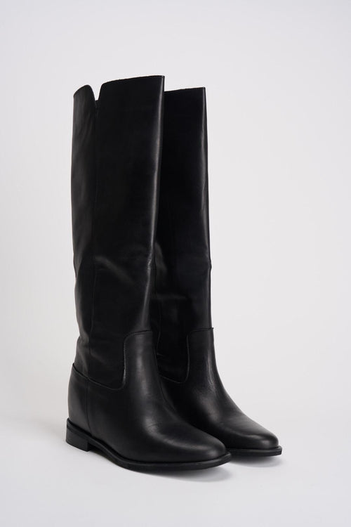 Stivale in pelle nero - 2