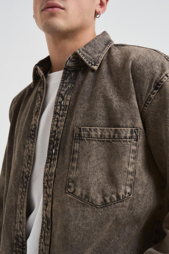 Camicia uomo Spinosa grigia - 5