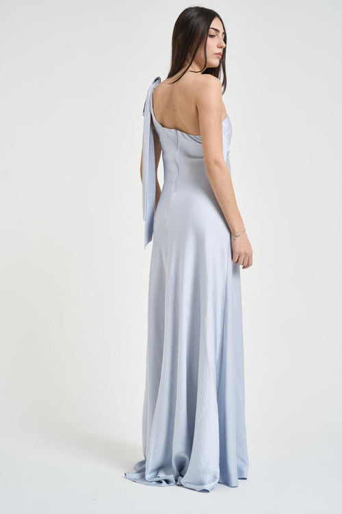 Abito donna lungo azzurro - 2