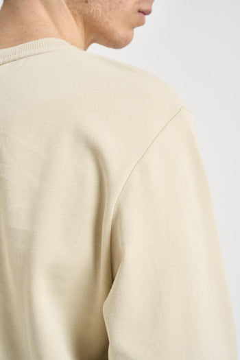 Felpa uomo girocollo beige - 5