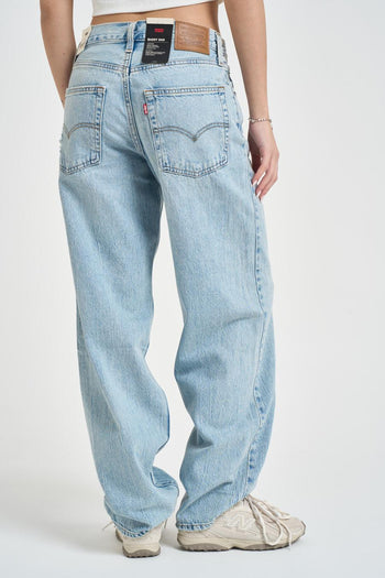 Jeans donna Baggy Dad in denim chiaro - 4
