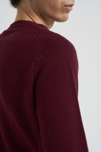 Maglia uomo girocollo bordeaux - 4