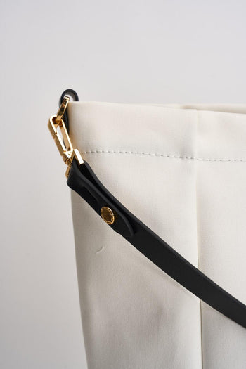 Borsa donna shopper avorio - 5