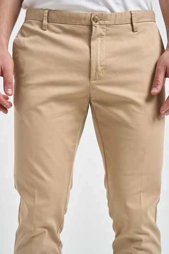 Pantalone uomo slim sabbia - 5