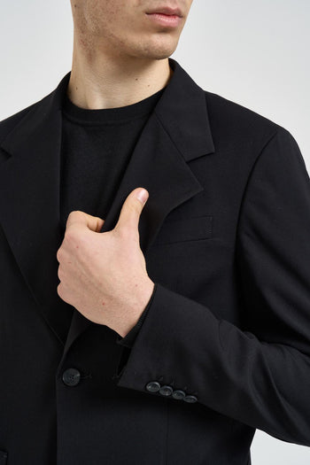 Giacca uomo monopetto nera - 4