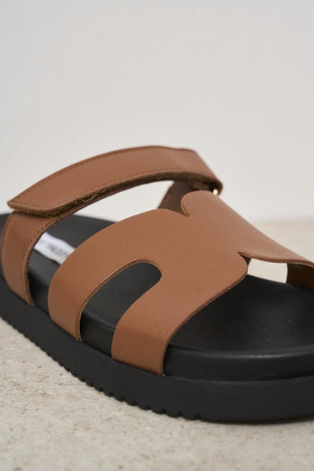 Women's camel sandal - 3