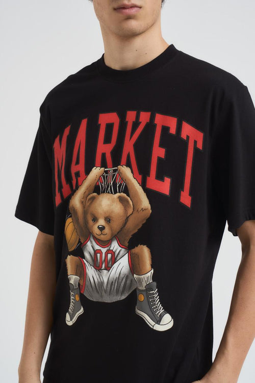 T-shirt uomo girocollo nera - 2
