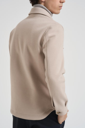 Camicia uomo beige - 4