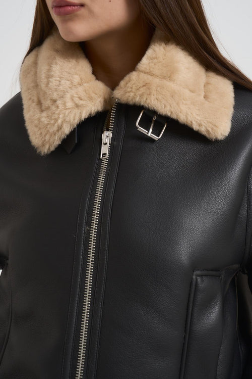 Ecomontone donna corto moro - 2