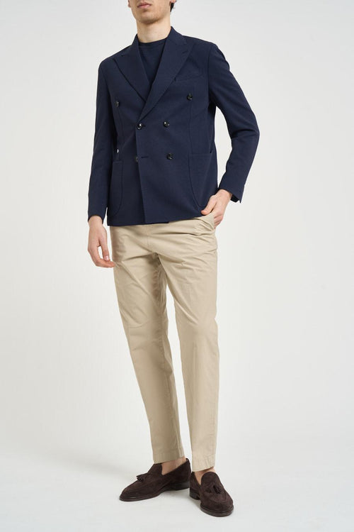 Giacca uomo doppiopetto blu navy