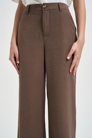 Pantalone donna marrone - 5