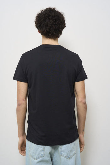 T-shirt uomo girocollo nera - 3