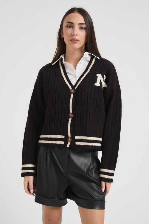 Cardigan college donna nero - 1