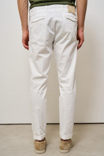 Pantalone uomo chino bianco - 4
