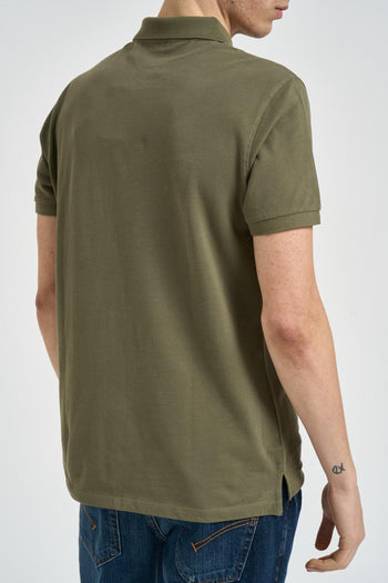 Polo uomo verde militare - 4