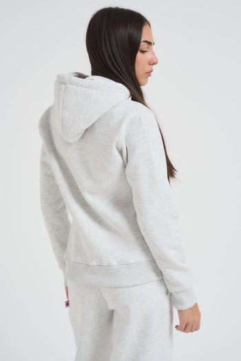 Felpa donna Gretaz grigio chiaro - 4