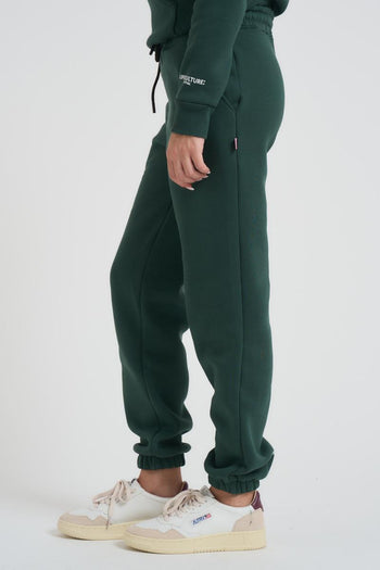 Pantalone tuta jogger donna verde - 3
