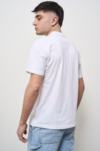 Men's white crew neck t-shirt - 4