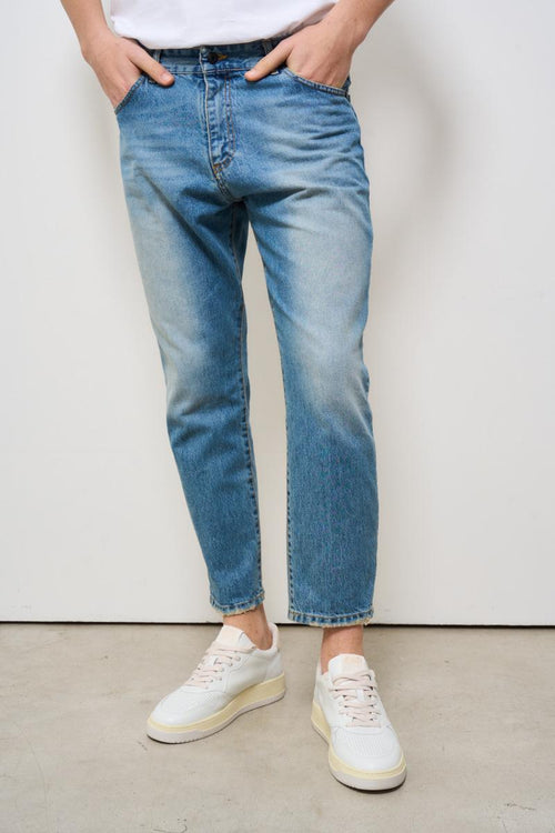 Jeans uomo regular in denim medio - 2