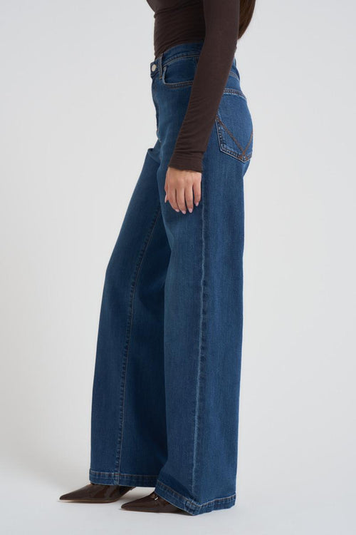 Jeans donna Marta in denim medio - 2