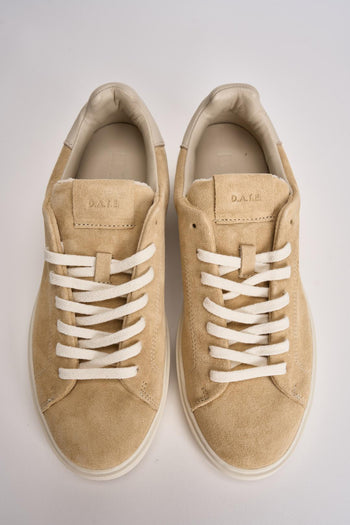 Sneakers uomo Levante in camoscio beige - 8