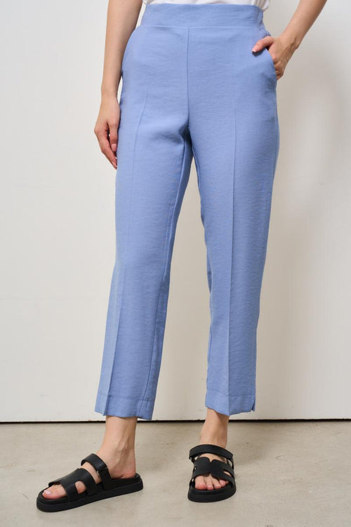 Pantalone donna a sigaretta celeste - 2